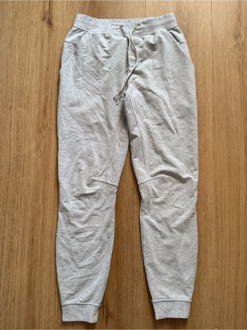 Lululemon City Sweat Joggers Heather Light Gray Soft Terry Pants Size Small